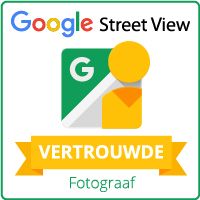 Logo Google Street view vertrouwde fotograaf